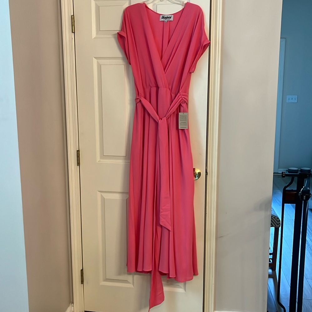 Long Pink Maxi Dress